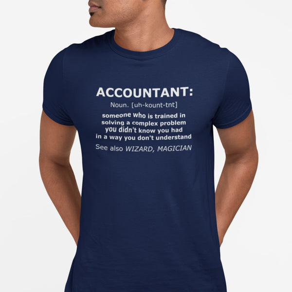 Accountant Definition T-Shirt #colour_navy