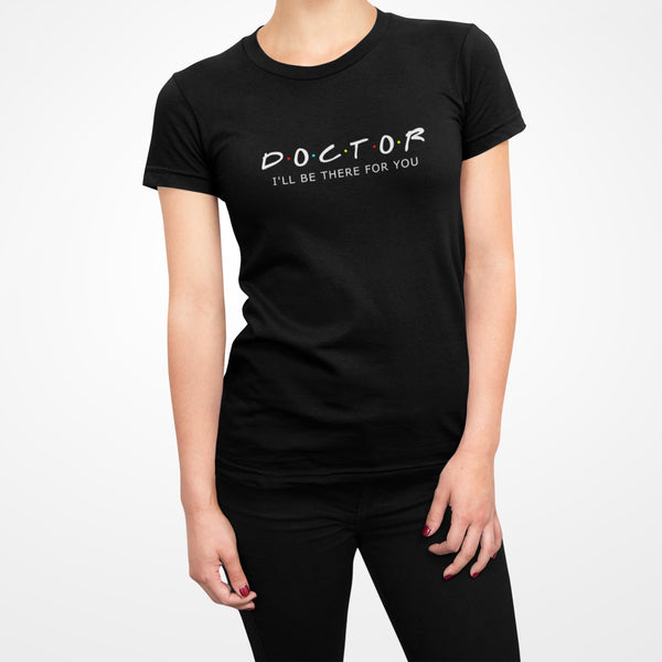Friends Doctor T-Shirt #colour_black