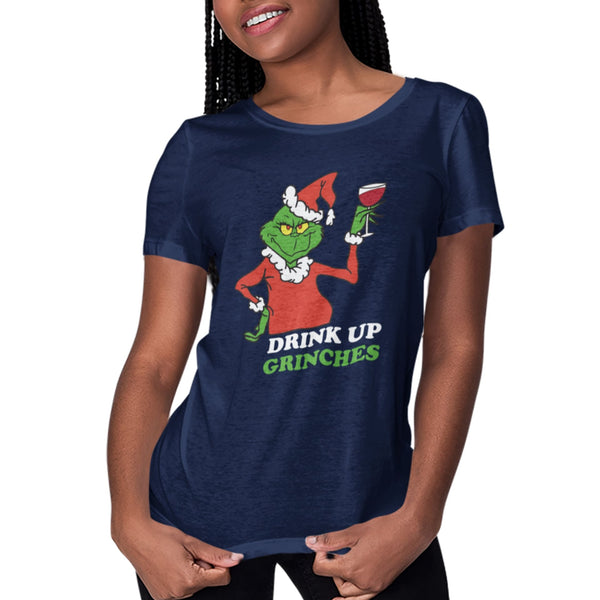 Drink Up Grinches T-Shirt #colour_navy