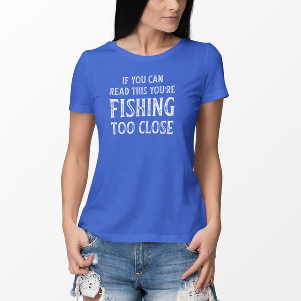 Fishing Too Close T-Shirt #colour_royal blue