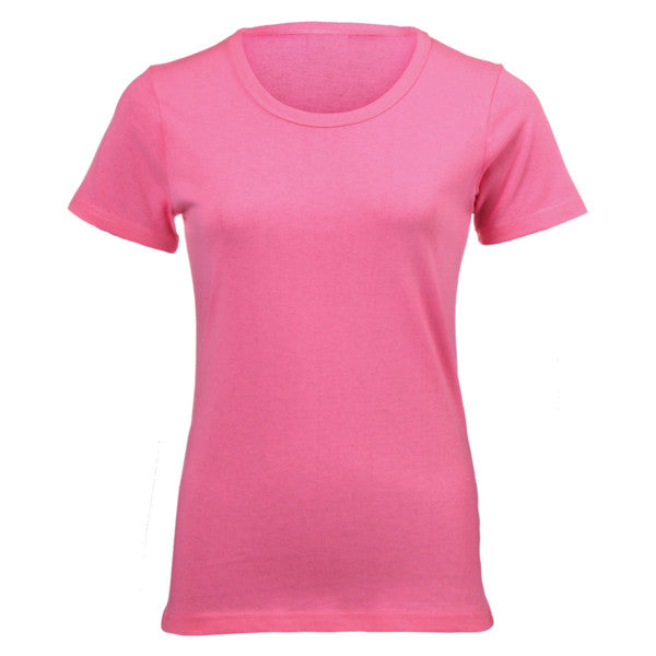 Ladies Short Sleeve T-Shirt #colour_pink